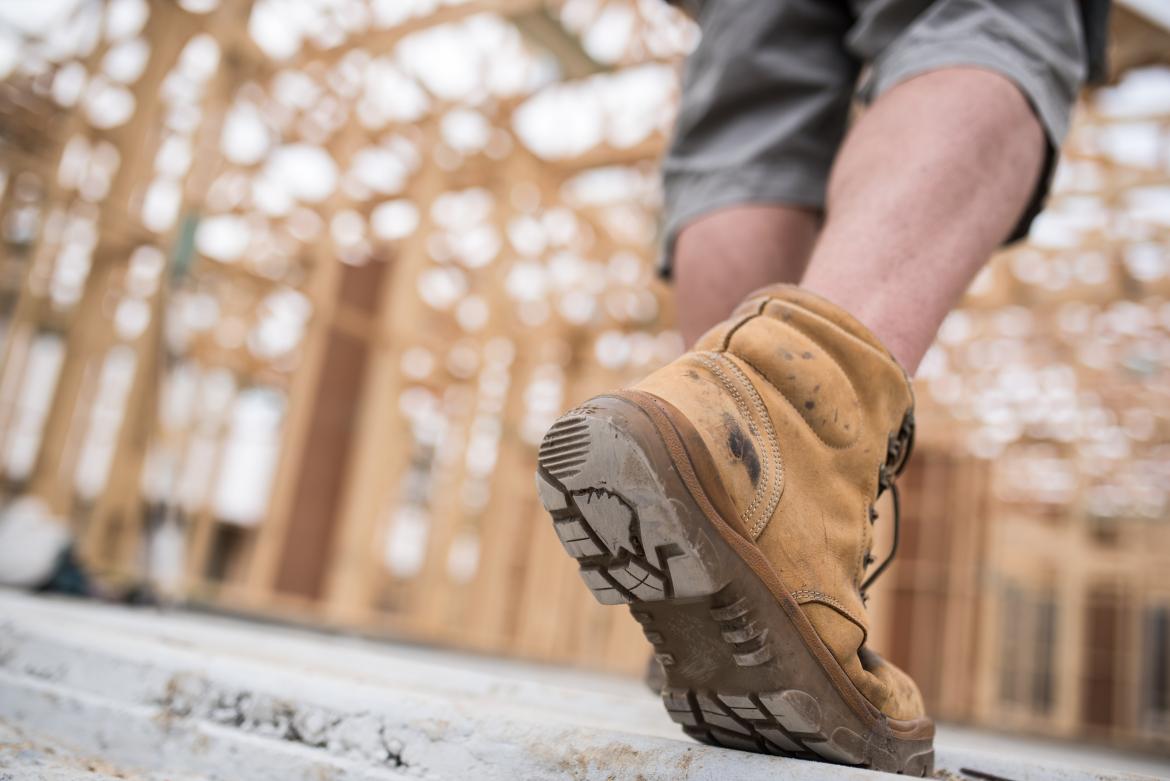 Construction worker on site