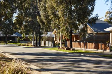 Eynesbury houses on street